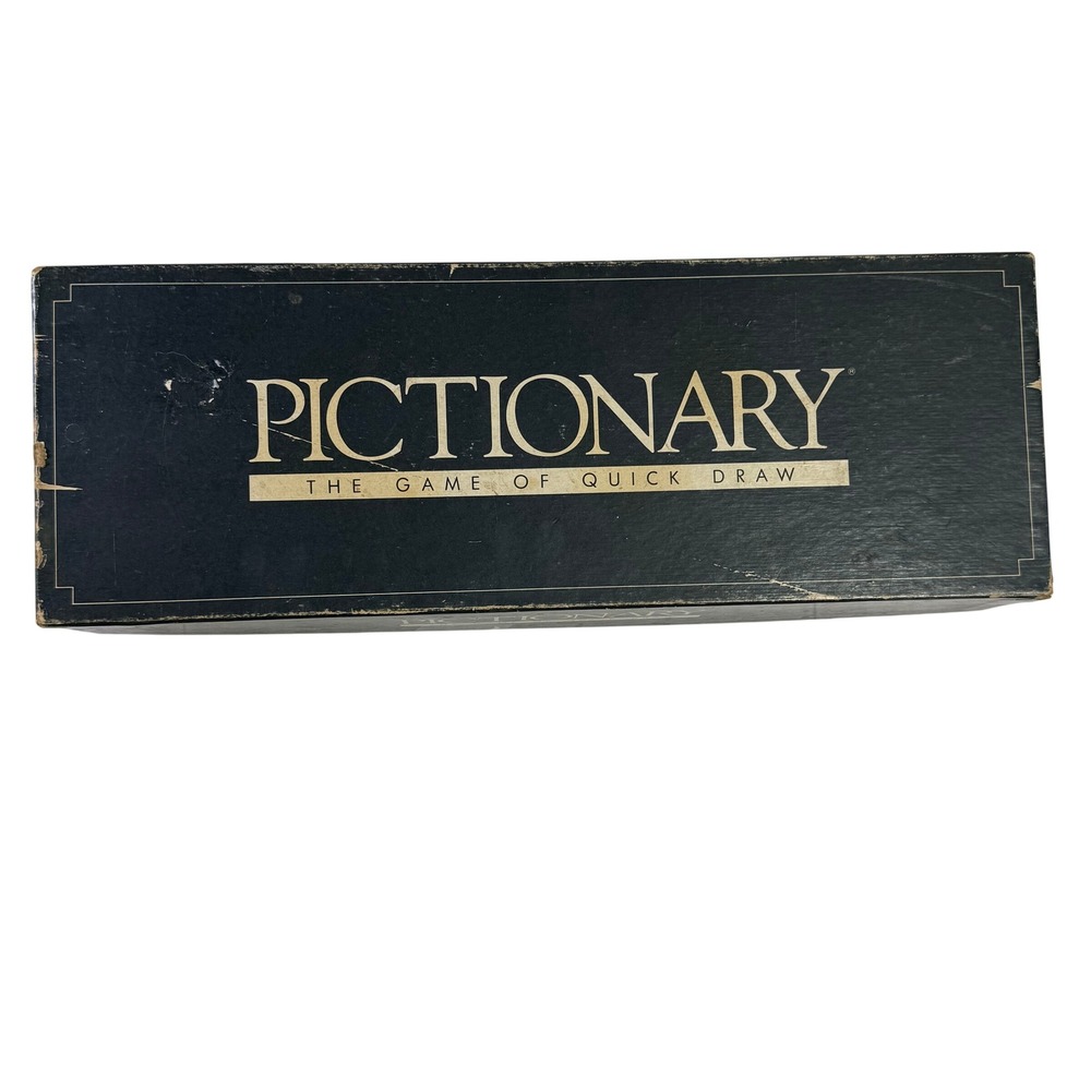 Vintage 1985 Pictionary The Game of Quick Draw First Edition Board Game 001003